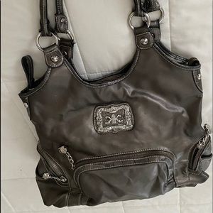 Kathy Van Zeeland Large Purse- Metallic